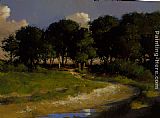 Ted Seth Jacobs Paintings - Nantucket Pines by Jacob Collins
